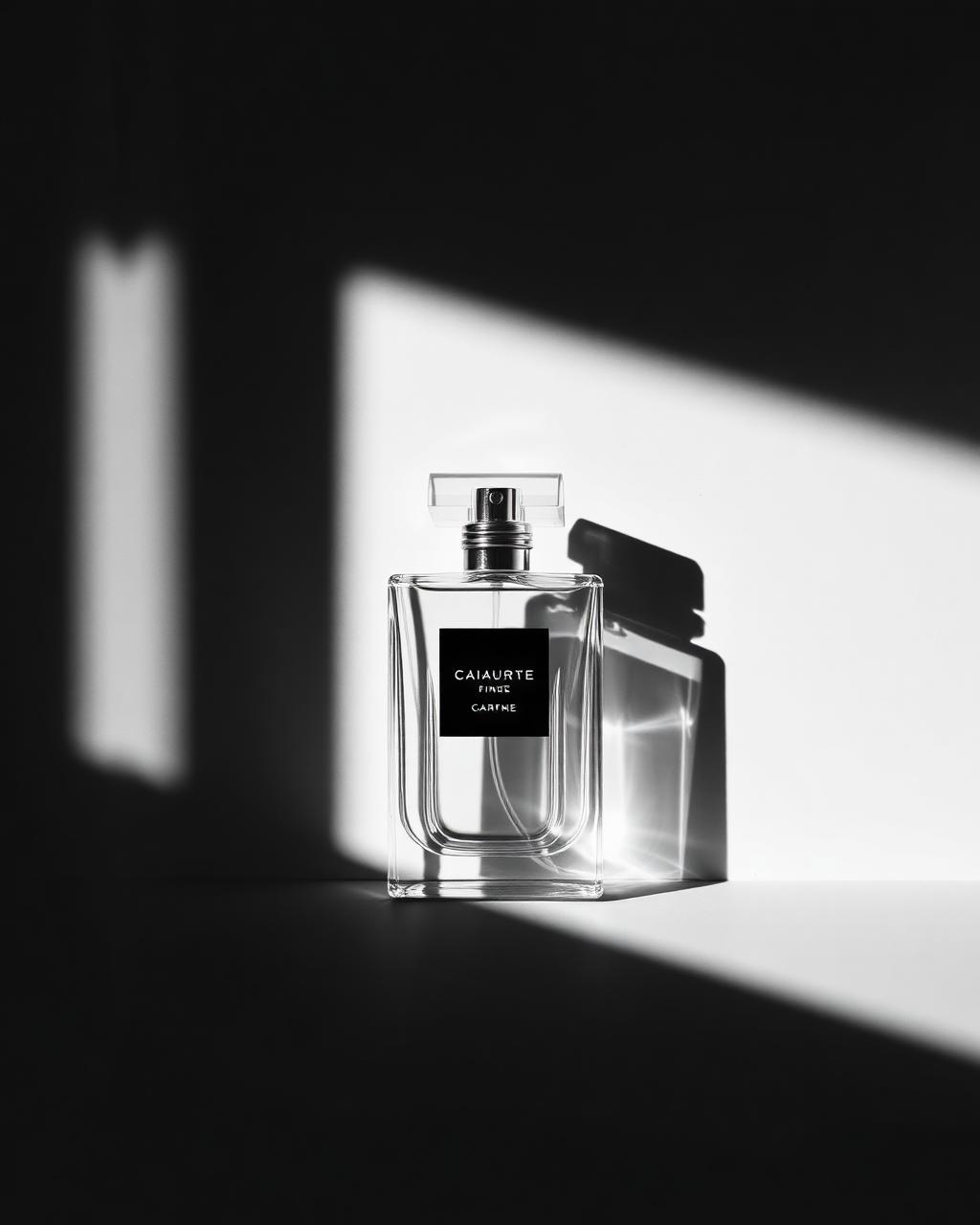Perfume bottle still life