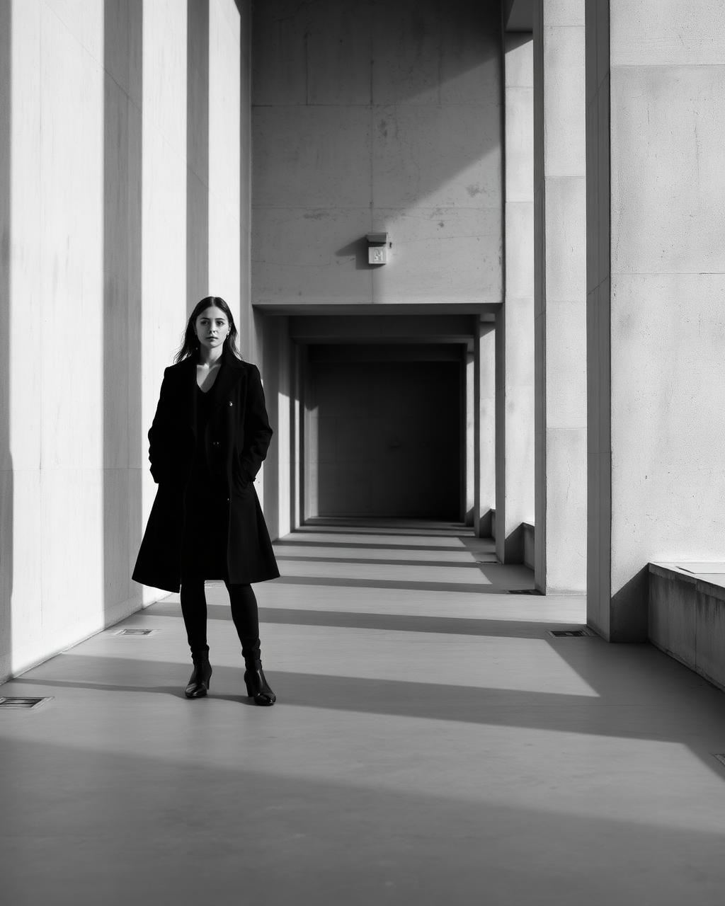 Architectural fashion portrait